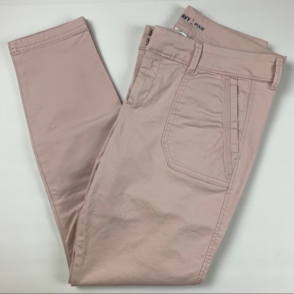 Old Navy Pants - Old Navy Pink Chino Ankle Pixie Pants